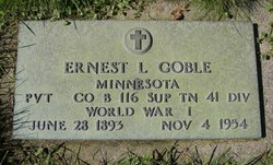 Ernest Leroy Goble 