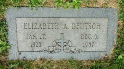 Elizabeth A Deutsch 