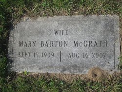 Mary <I>Barton</I> McGrath 