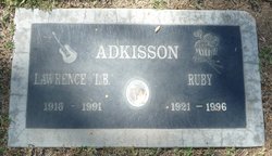 Ruby Ollie <I>Hill</I> Adkisson 