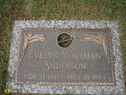 Evelyn <I>Whitman</I> Anderson 