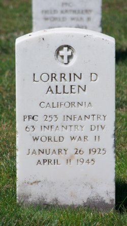 PFC Lorrin D Allen 