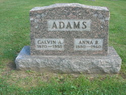 Anna B <I>Couchman</I> Adams 