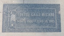 Edythe “Eda” <I>Galli</I> McCabe 