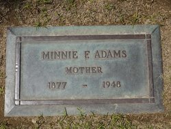 Minnie Frances <I>Martin</I> Adams 