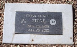 Vivian Le Nore <I>Redebaugh</I> Stone 