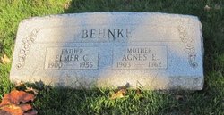 Agnes E <I>Sundberg</I> Behnke 