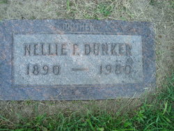 Nellie F <I>Hutton</I> Dunker 