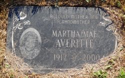 Martha Mae <I>Moxley</I> Averitte 