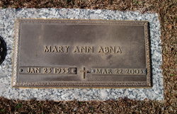Mary Ann <I>Smith</I> Abna 