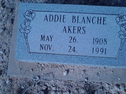 Addie Blanche Akers 