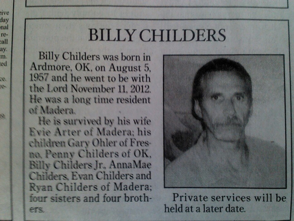 Billy E Childers (1957-2012)