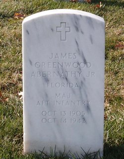 MAJ James Greenwood White Abernathy Jr.