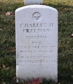 PVT Charles H Freeman 