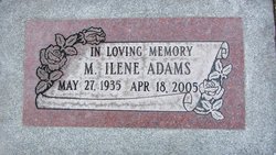 Mamie Ilene <I>Blood</I> Adams 