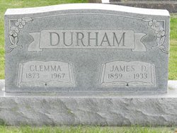 Clementine “Clemma” <I>Peterson</I> Durham 