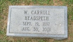 William Carroll Headspeth 