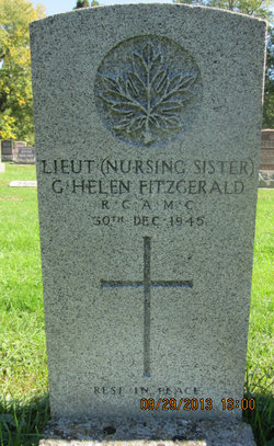 Lieut (Nursing Sister) Gladys Helen Fitzgerald 