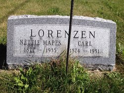 Nettie May <I>Mapes</I> Lorenzen 