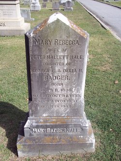 Mary Rebecca <I>Badger</I> Hale 