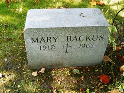 Mary C <I>Hogan</I> Backus 