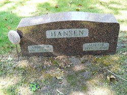 Alice B. <I>Hartwig</I> Hansen 