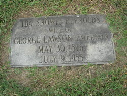 Ida Snowie <I>Reynolds</I> Emerson 