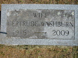 Gertrude G. <I>Yager</I> Washburn 