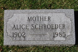 Alice Sarah Ellen <I>Mitchell</I> Schroeder 