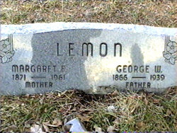 Margaret Emaline <I>Patterson</I> Lemon 