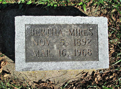 Bertha Martha Julia “Birdie” <I>Wendt</I> Mires 