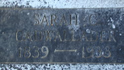 Sarah C <I>Osborn</I> Cadwallader 