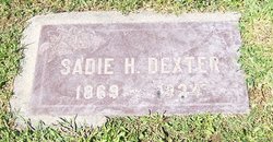 Sadie H. <I>Rollins</I> Dexter 
