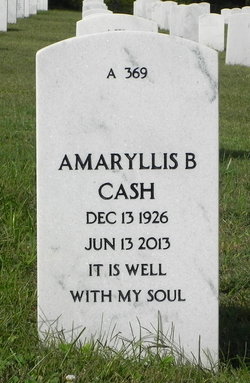 Amaryllis “Amy” <I>Boals</I> Cash 