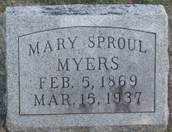 Mary <I>Sproul</I> Myers 