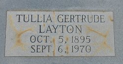 Tullia Gertrude <I>Baxter</I> Layton 