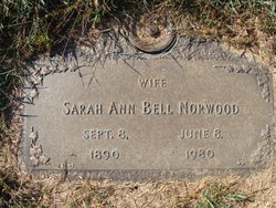 Sarah Ann <I>Bell</I> Norwood 