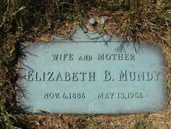 Elizabeth Isabell “Lizzie” <I>Bell</I> Mundy 