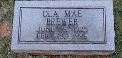 Ola Mae <I>Carpenter</I> Brewer 