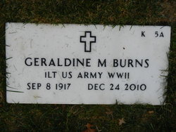 Geraldine M Burns 
