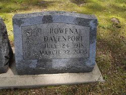 Ina Rowena “Red” <I>Puffer</I> Davenport 