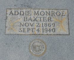 Addie Monroe Baxter 