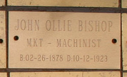 John Ollie Bishop 