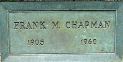 Frank M Chapman 