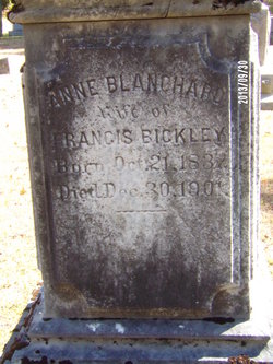 Anne <I>Blanchard</I> Bickley 