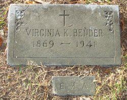 Virginia <I>Kilpatrick</I> Bender 