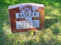 Leola M Badger 