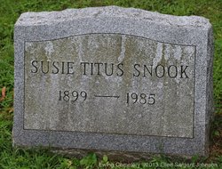 Susie Wells <I>Titus</I> Snook 
