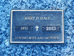 Mary Helen Susan <I>Lippold</I> Hale 