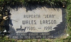 Ruperta “Jean” <I>Wales</I> Larson 